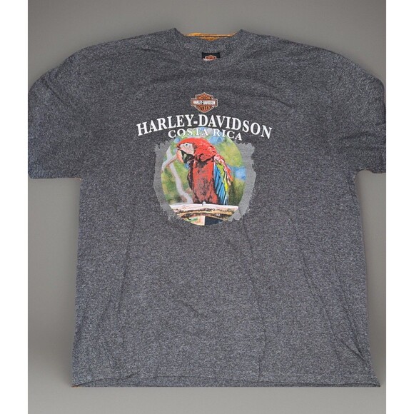 Harley-Davidson Other - HARLEY DAVIDSON Costa Rica Grey Tshirt Size XL Good Used Condition